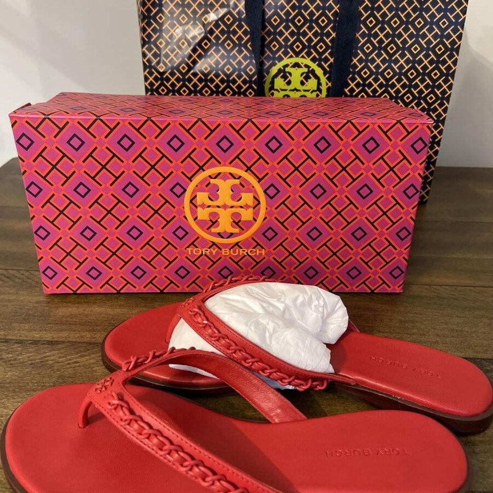 **New Tory Burch Everly Chain Thong Sandal various sizes